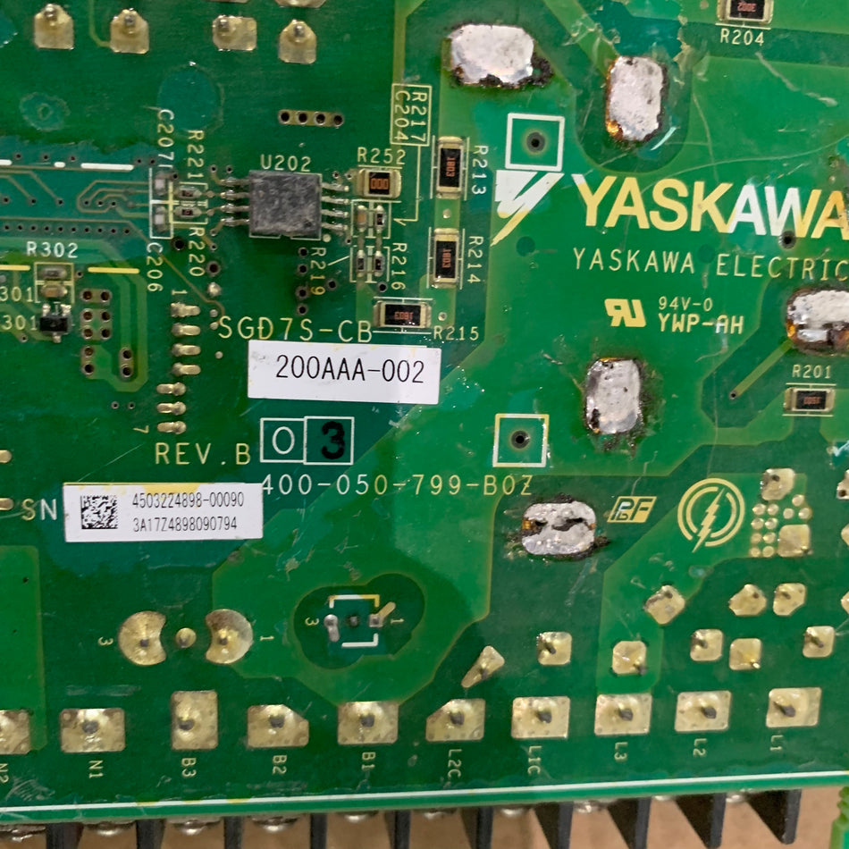 Yaskawa SGD7S-CB200AAA-002 drive board