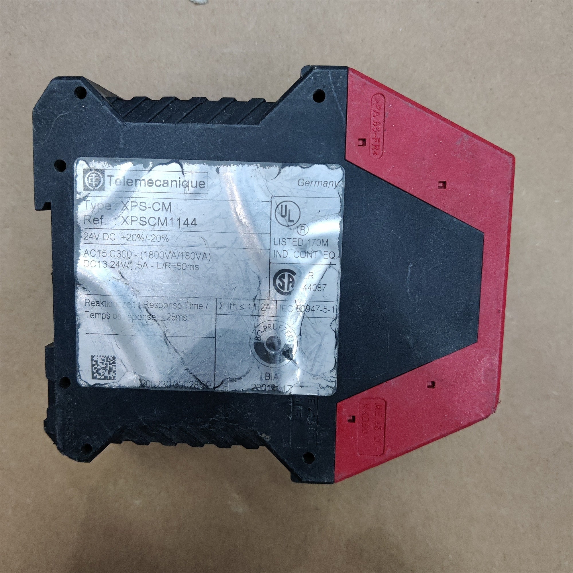 施耐德電機XPS-CM XPSCM1144安全繼電器