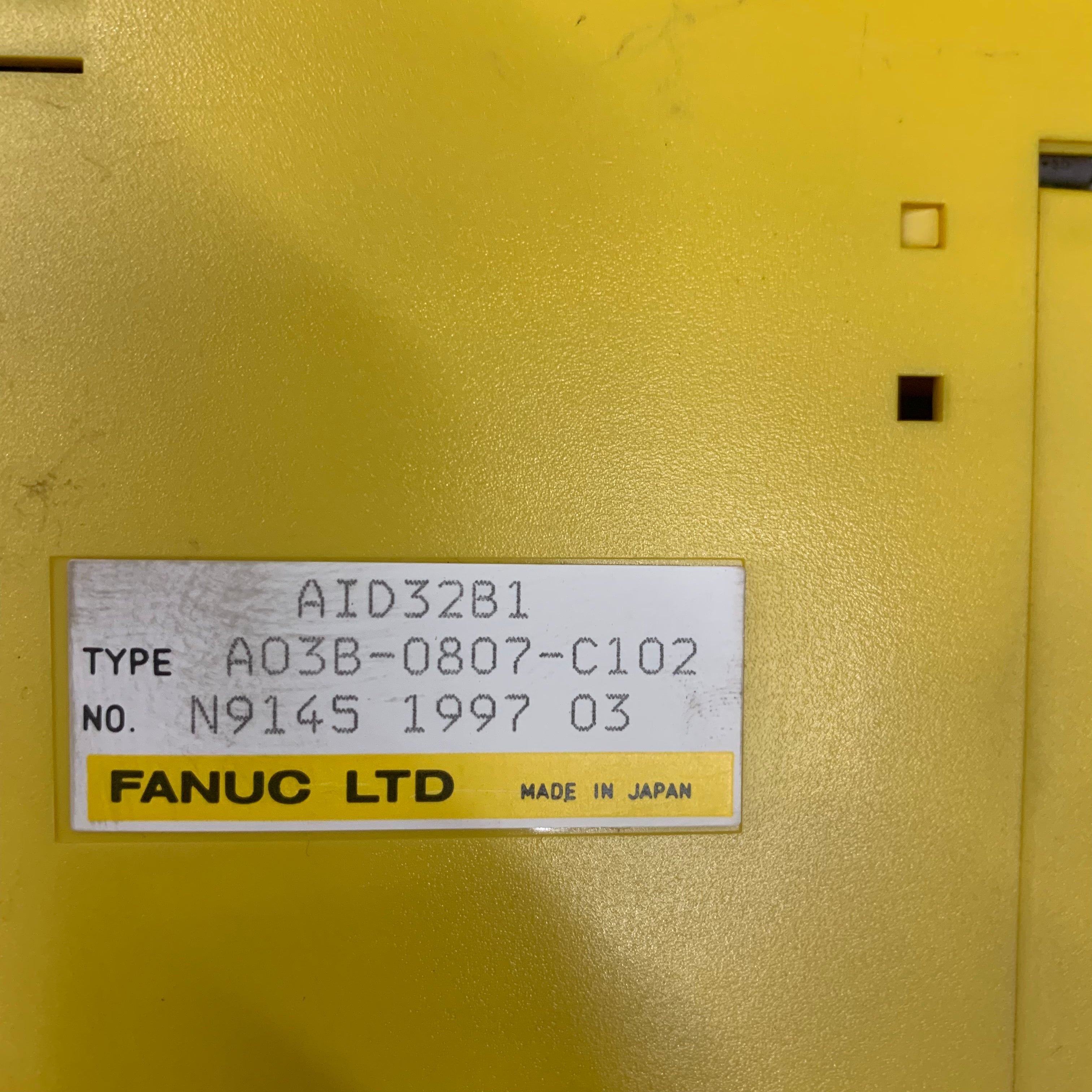 Fanuc A03B-0807-C102 直流輸入模組