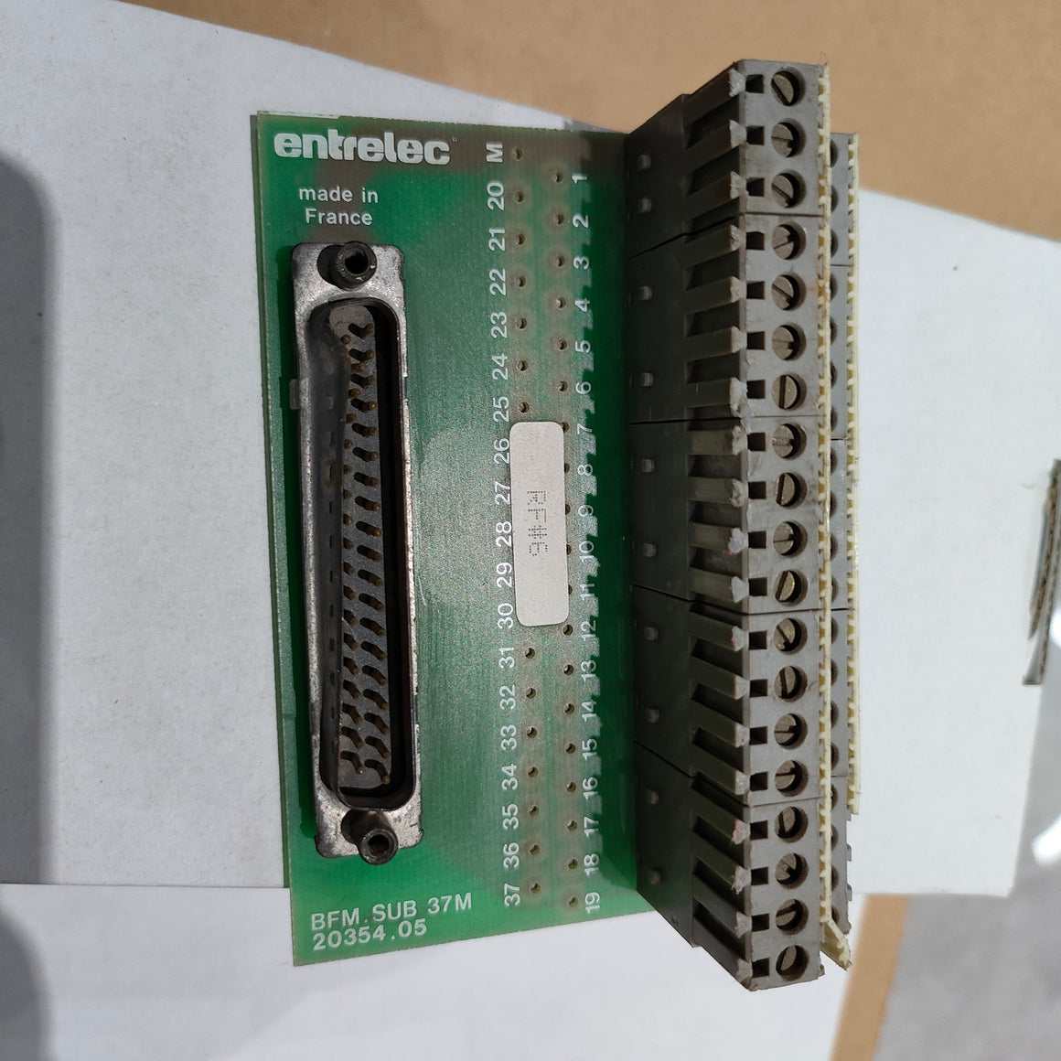 entrelec BFM.SUB.37M.20354.05 Terminals - Rockss Automation