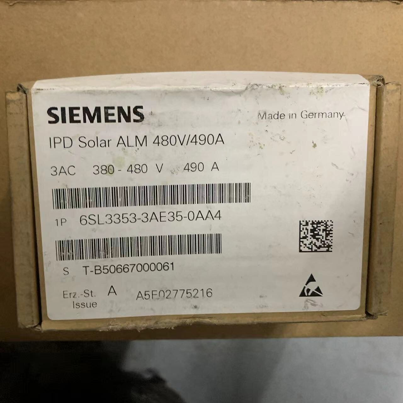 西門子 6SL3353-3AE35-0AA4 S120變頻器IPD板
