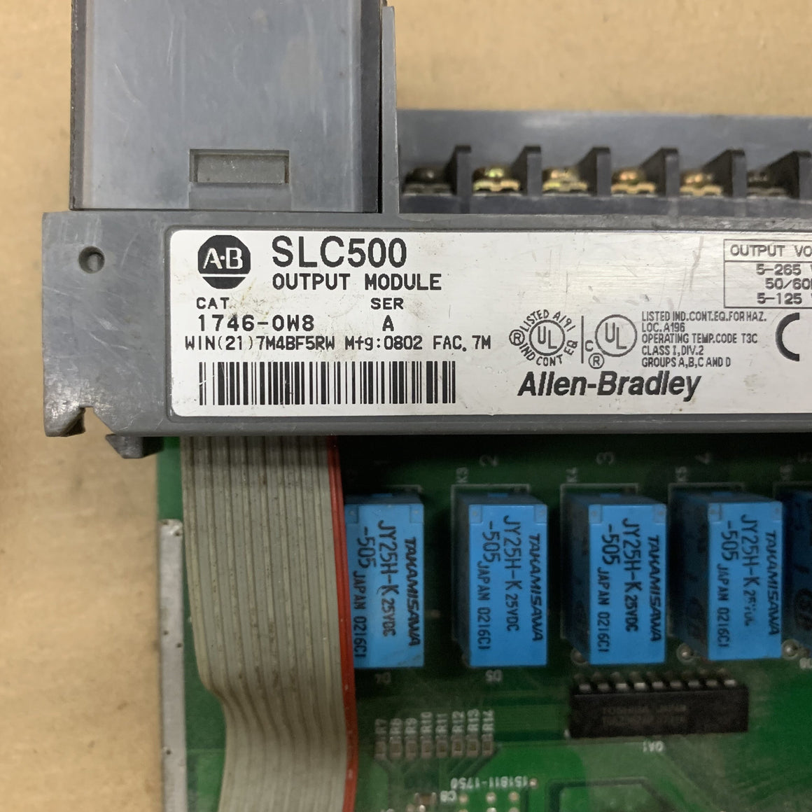 Allen-Bradley 1746-OW8 Output Module - Rockss Automation