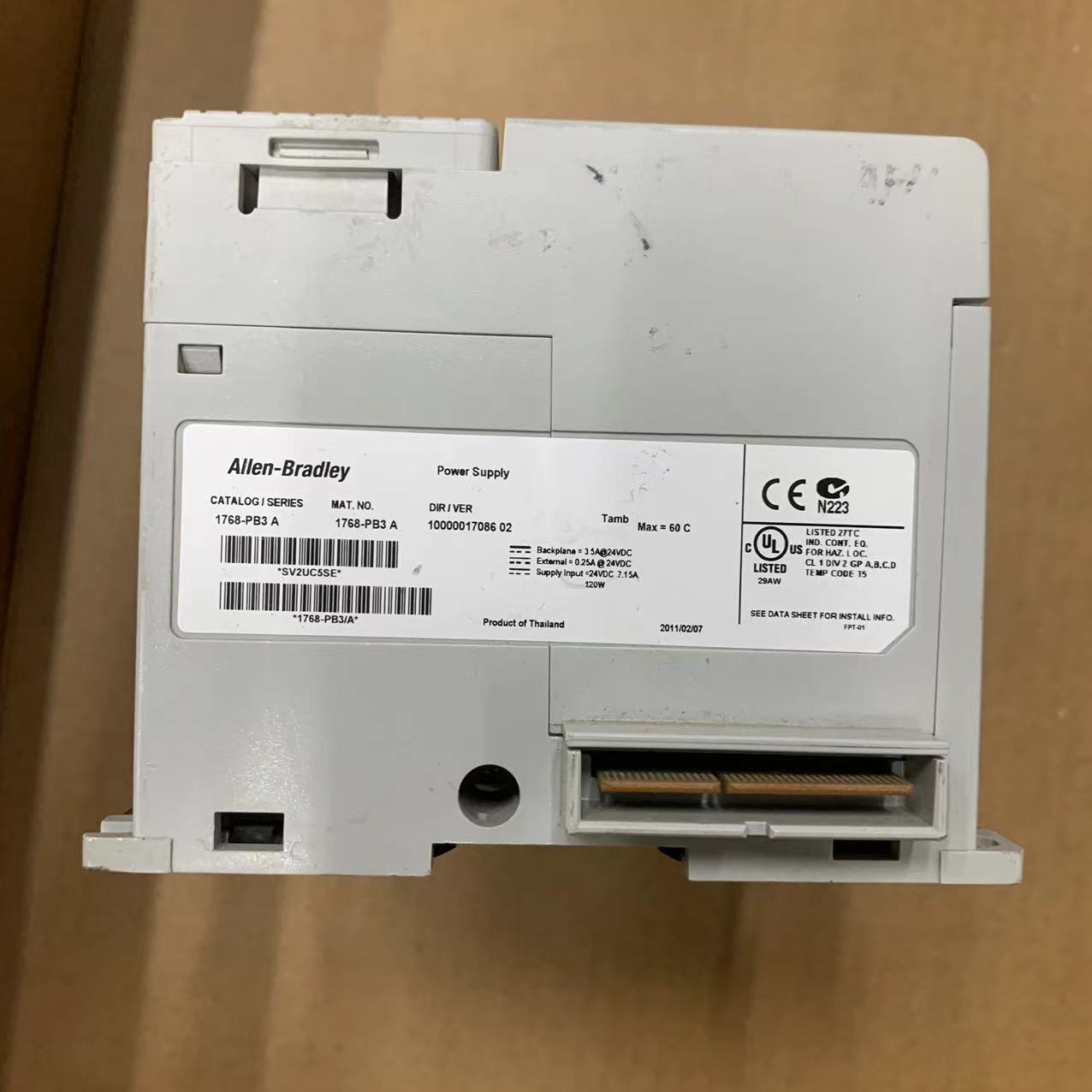 Allen Bradley 1768-PB3/A Compactlogix 24V DC 單電源