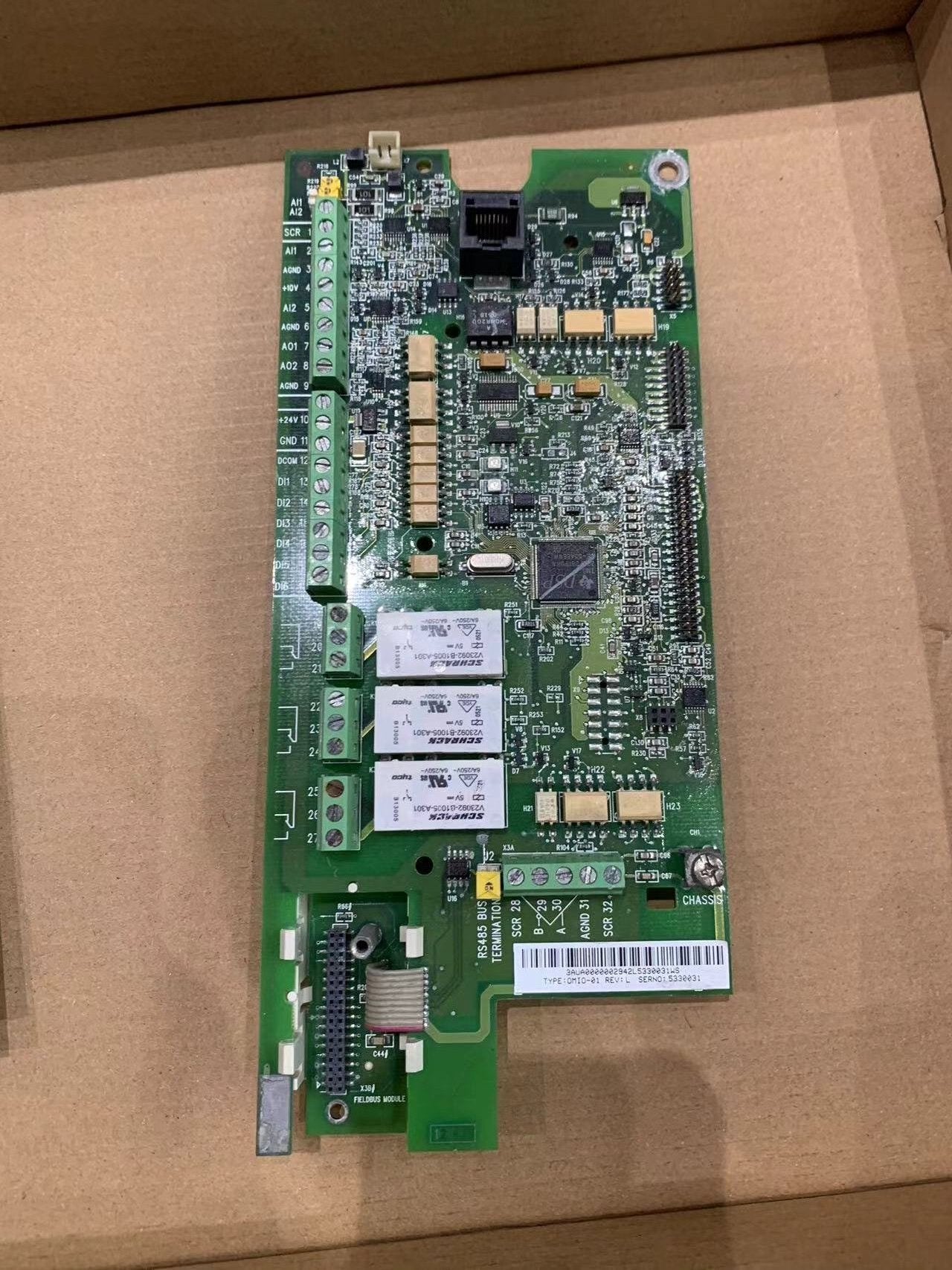 ABB OMIO-01 變頻器 CPU 控制板