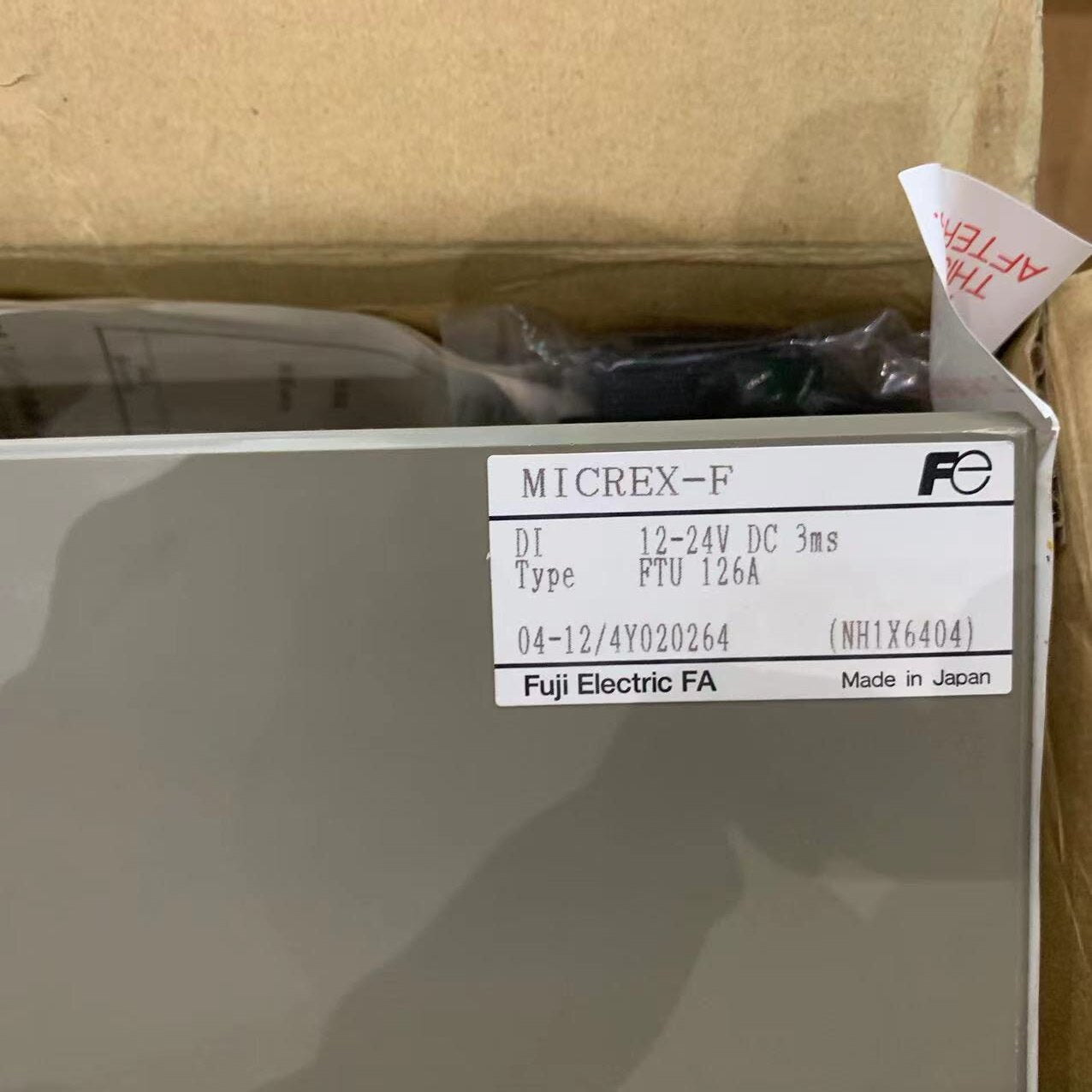 富士馬達 MICREX-F FTU126A 數位直流輸入模組
