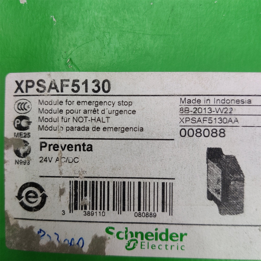 全新施耐德 XPS-AF5130 安全繼電器