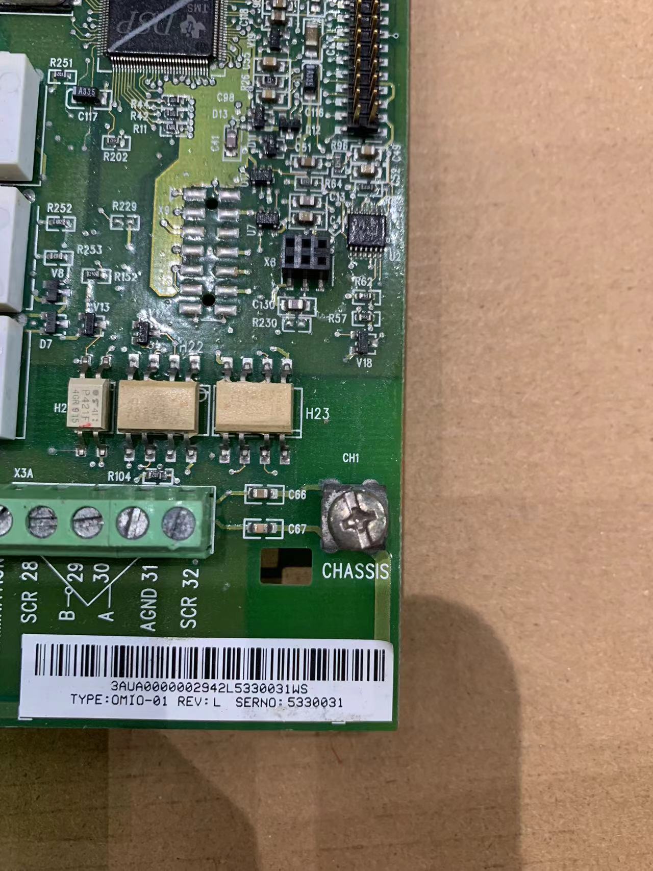 ABB OMIO-01 變頻器 CPU 控制板