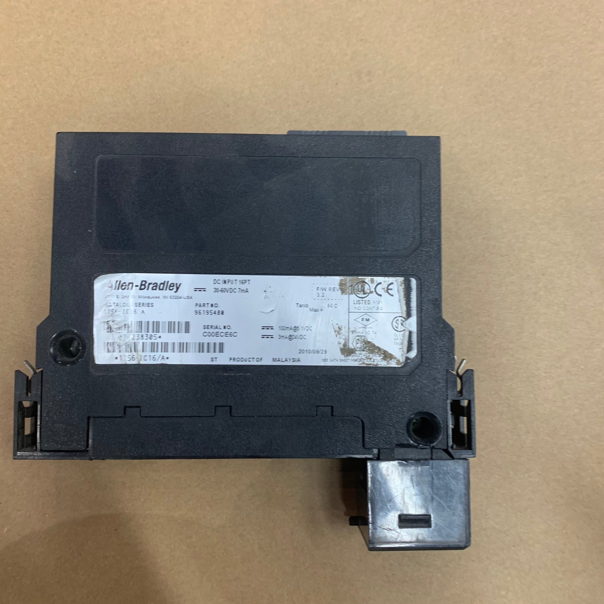 ALLEN BRADLEY 1756-IC16 ControlLogix 16點數位量輸入模組