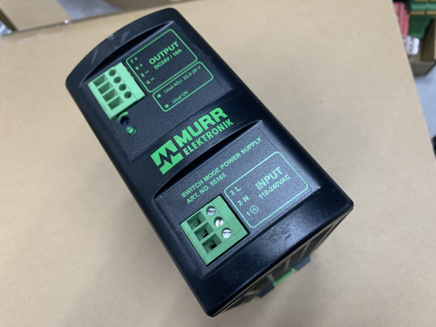 Murr Elektronik 85165 MCS-B10-110-240/24 Power Supply 85165 10A 110-240VAC to 24VDC