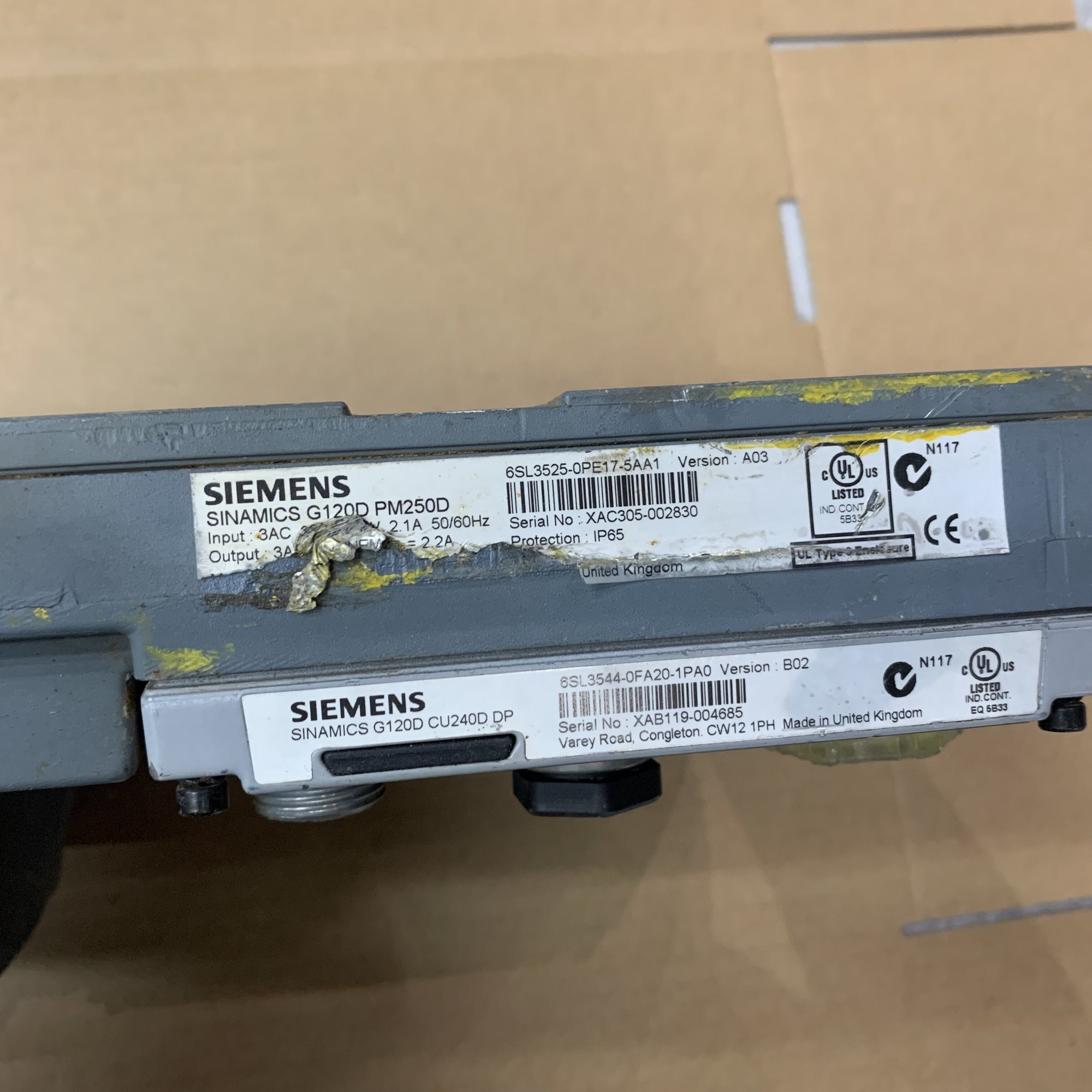 Siemens SINAMICS G120D 6SL3525-0PE17-5AA1 Power Module