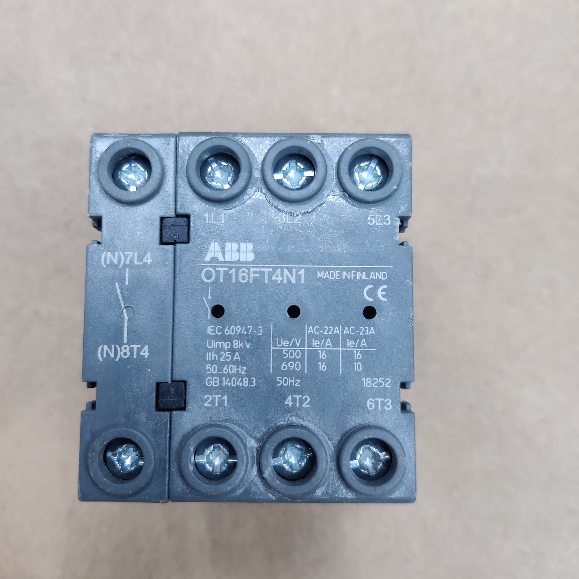 ABB OT16FT4N1 隔離開關