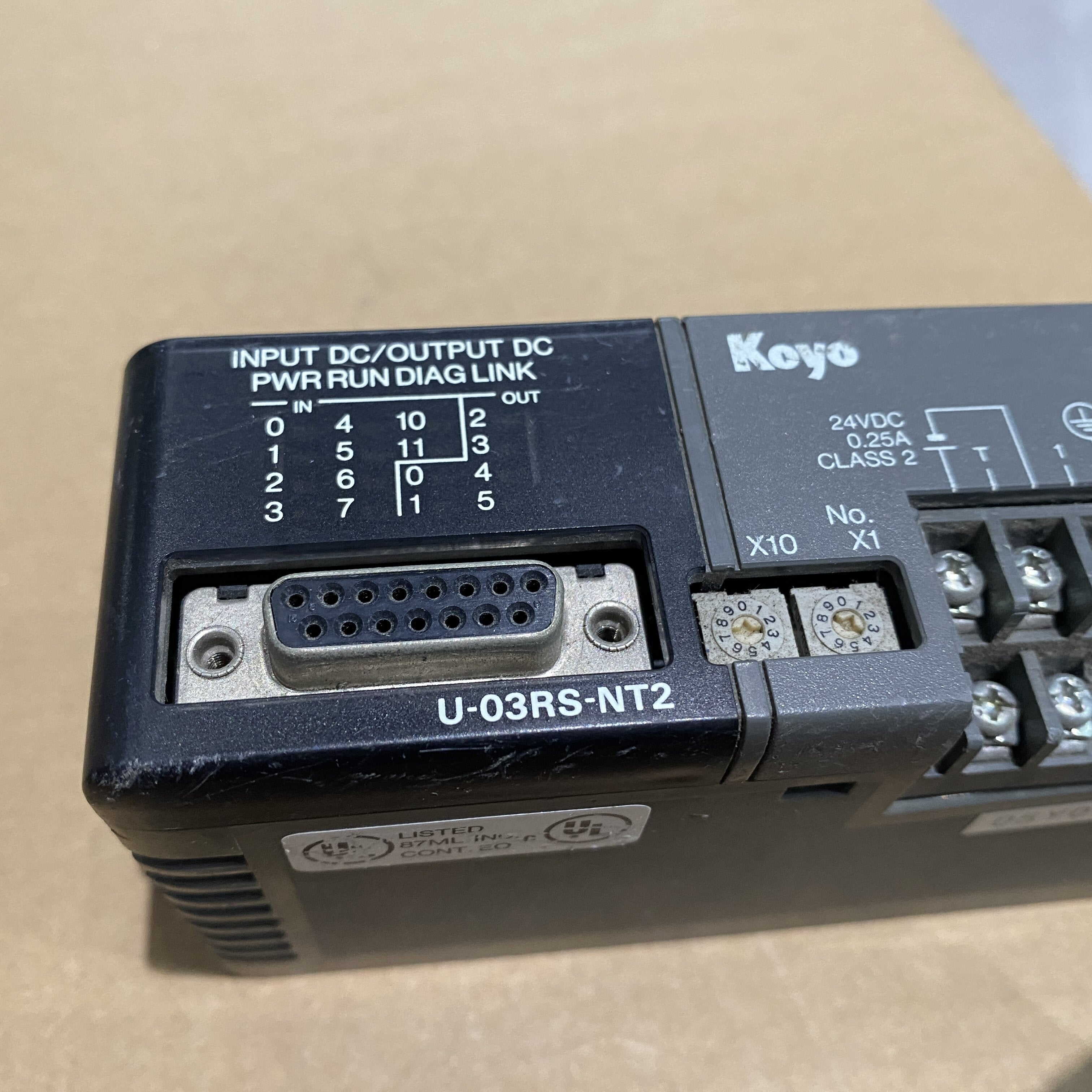 Koyo U-03RS-NT2 Module - Rockss Automation