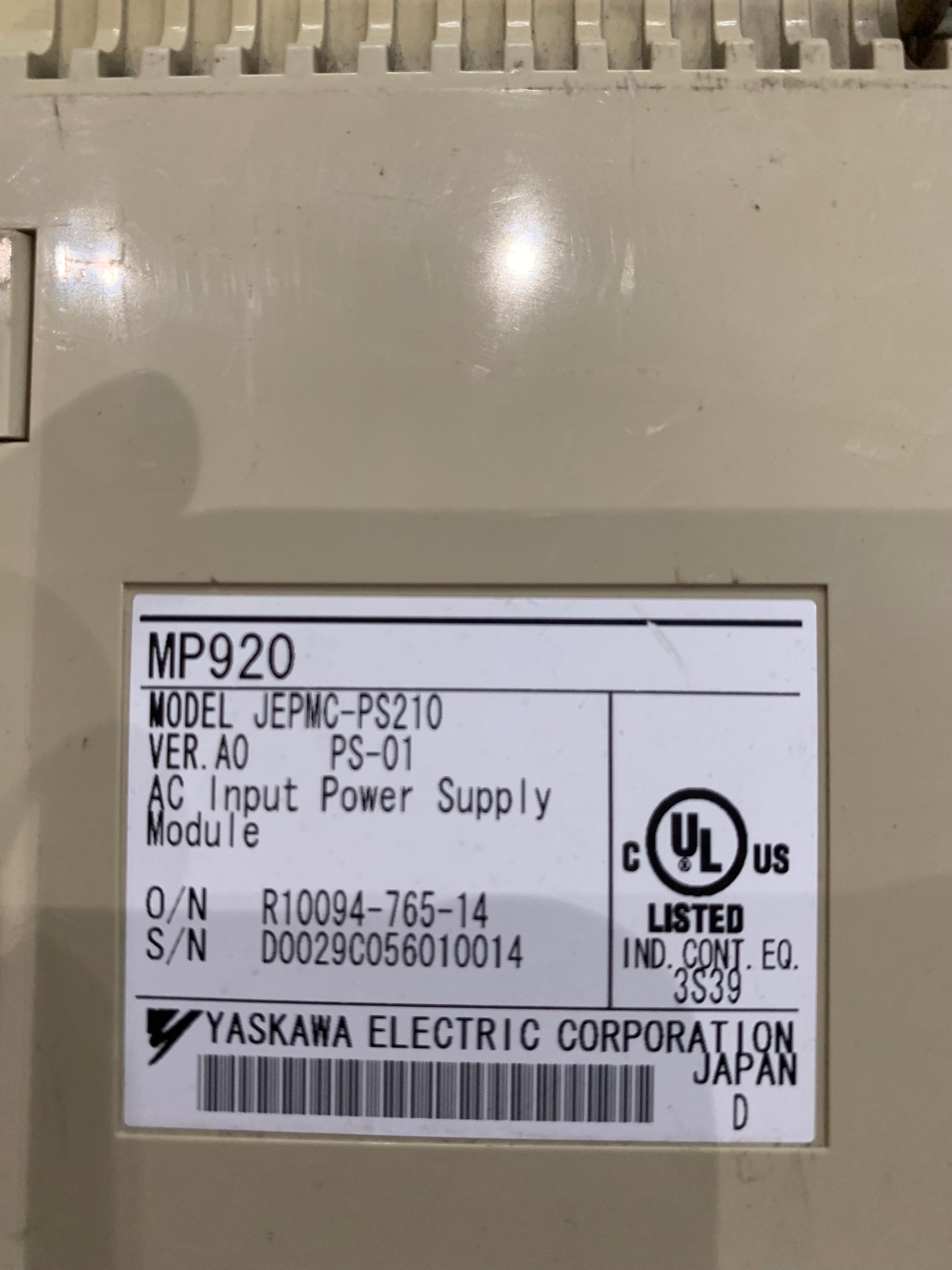 安川JEPMC-PS210 PLC模組