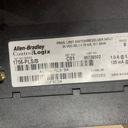 Allen-Bradley 1756-PLS/B Programmable Limit Switch Module - Rockss Automation