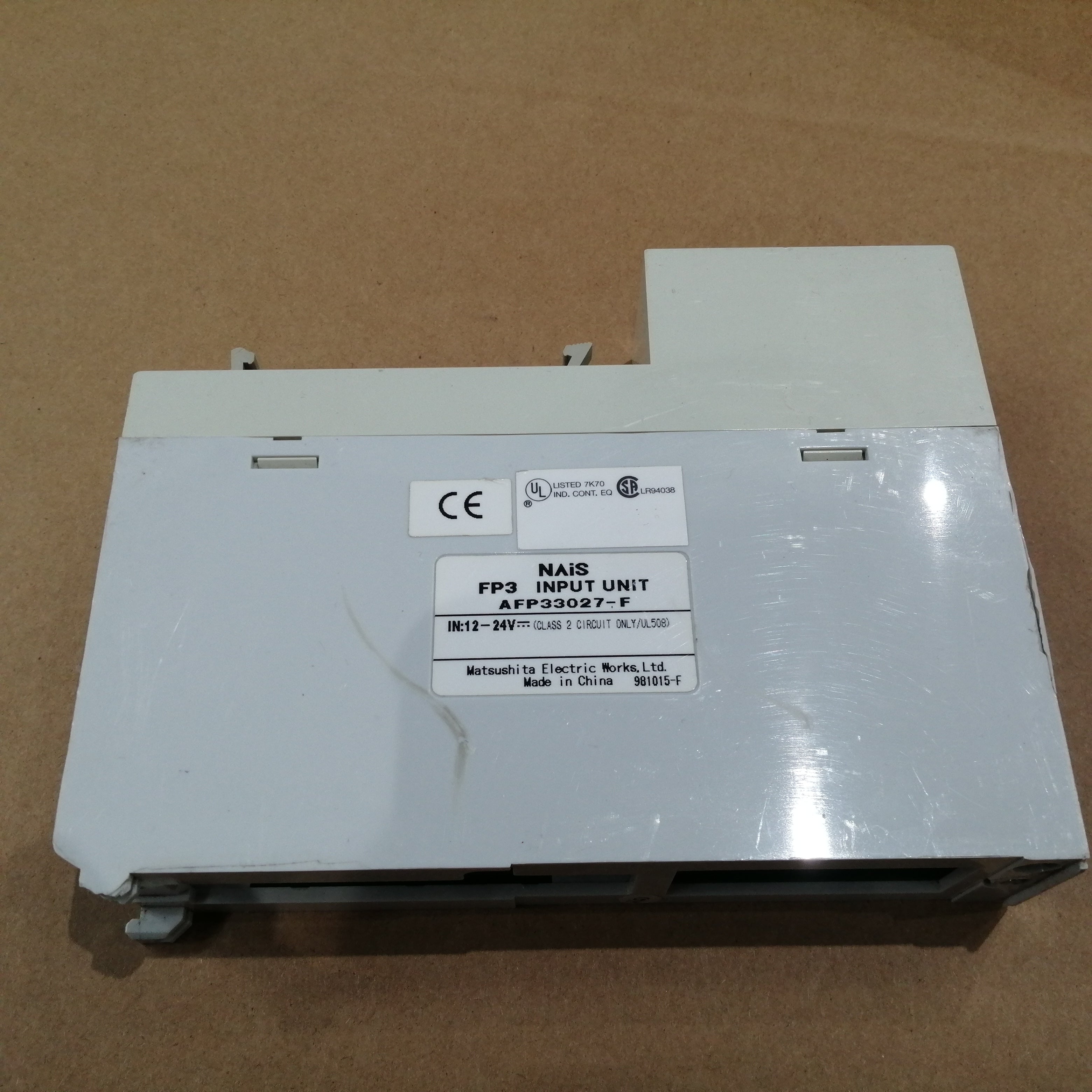 松下PLC FP3輸入單元AFP33027-F