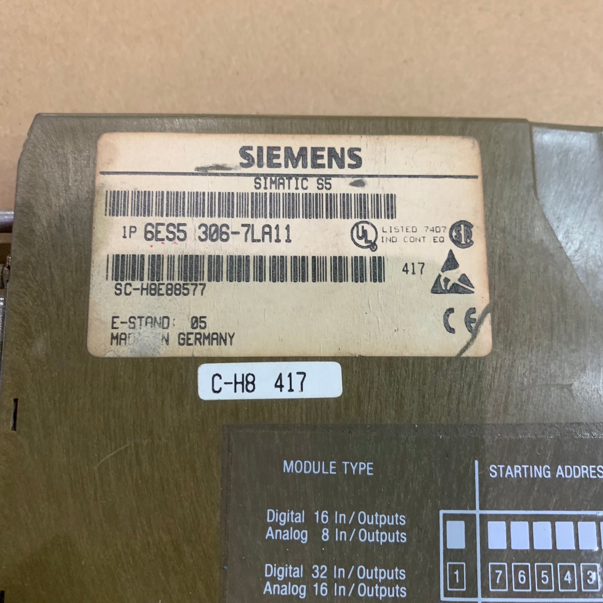 西門子 6ES5306-7LA11 介面模組 SIMATIC S5