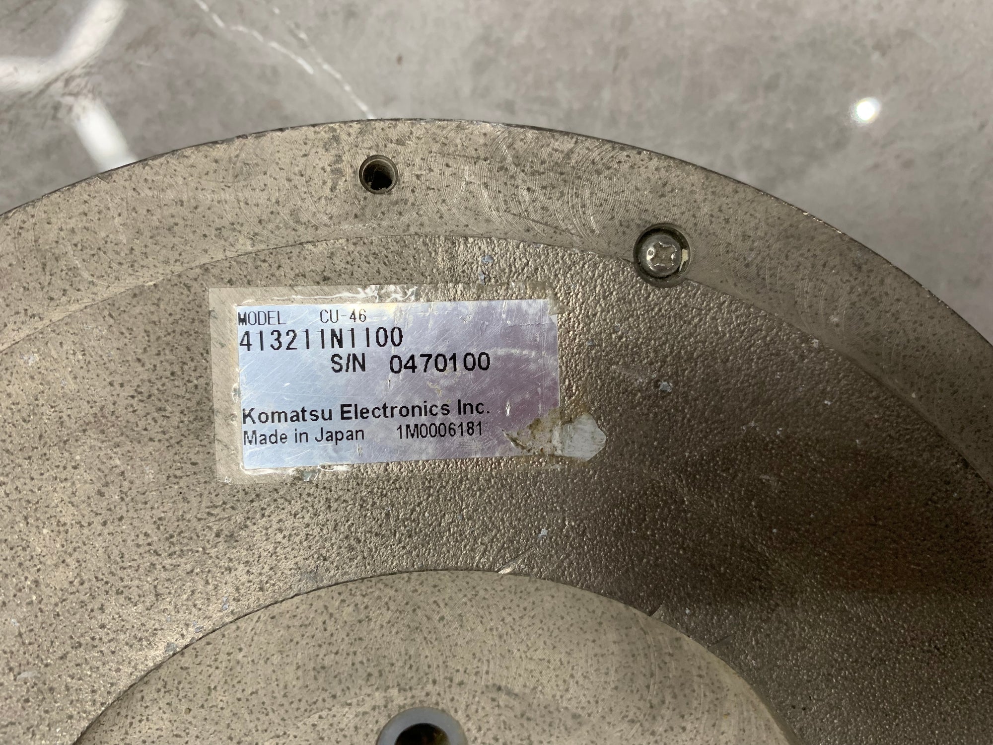 KOMATSU CU-46 Board