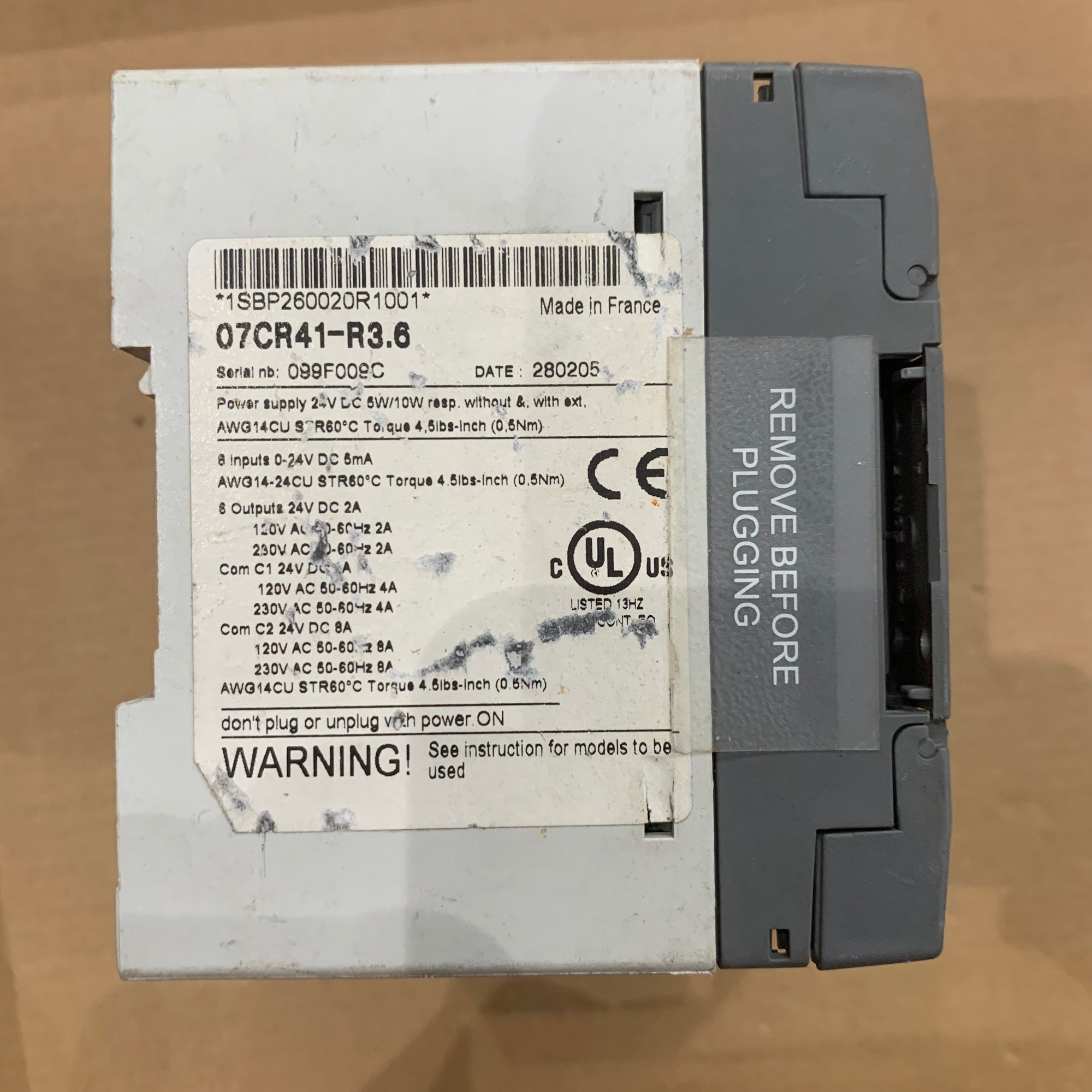 ABB 07CR41-R3.6 控制器 31 基本單元