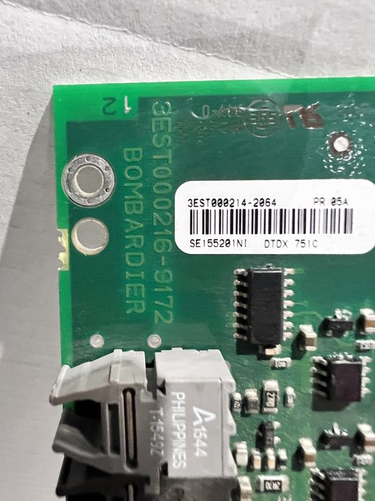 Bombardier 3EST000214-2064 3EST000216-9172 Fiber Optic Adapter