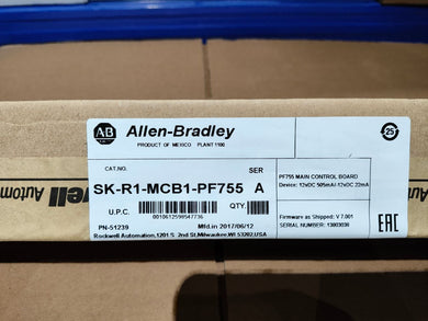 ALLEN-BRADLEY SK-R1-MCB1-PF755 PowerFlex 755 Main Control Board