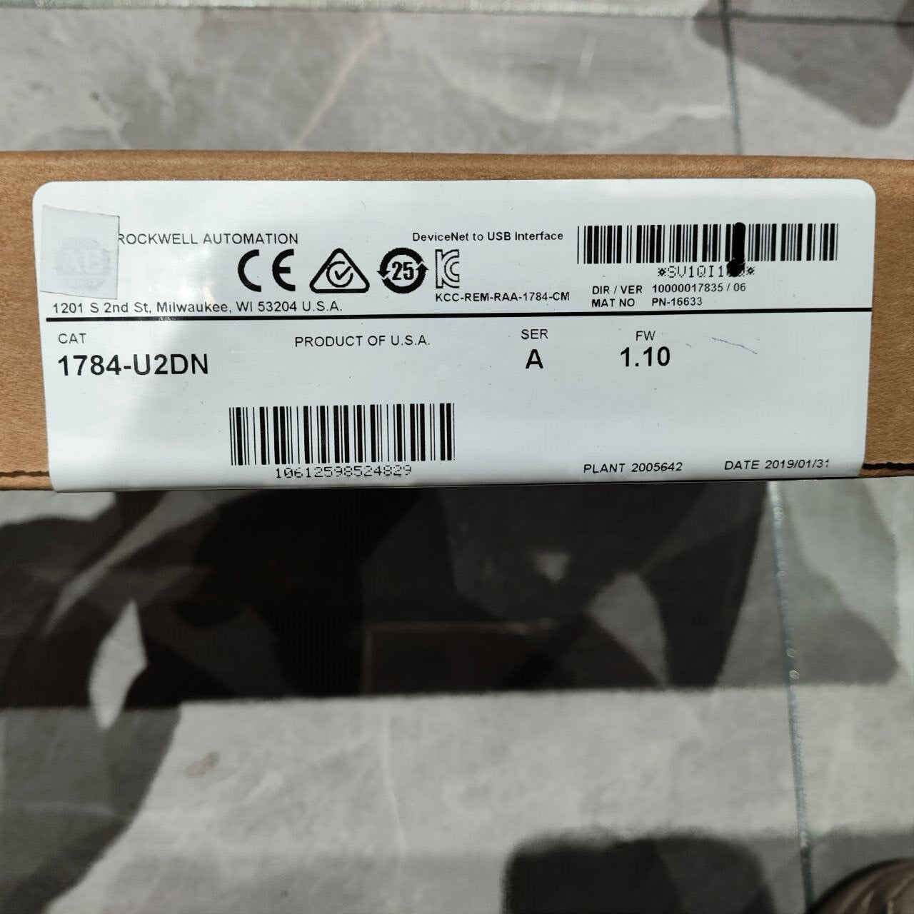 Allen Bradley 1784-U2DN控制模組