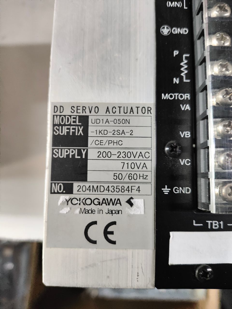 YOKOGAWA UD1A-050N-1KD-2SA-2/CE/PHC Driver - Rockss Automation