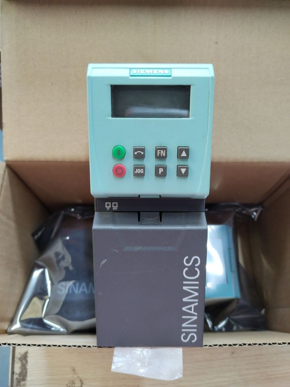 Siemens 6SL3244-0BA20-1BA0 FO1 Sinamics Control Unit