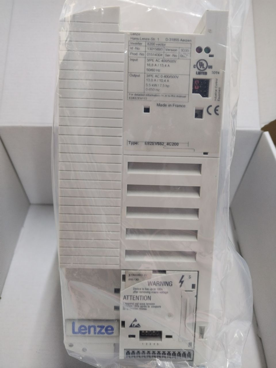 LENZE E82EV552_4C200 inverter