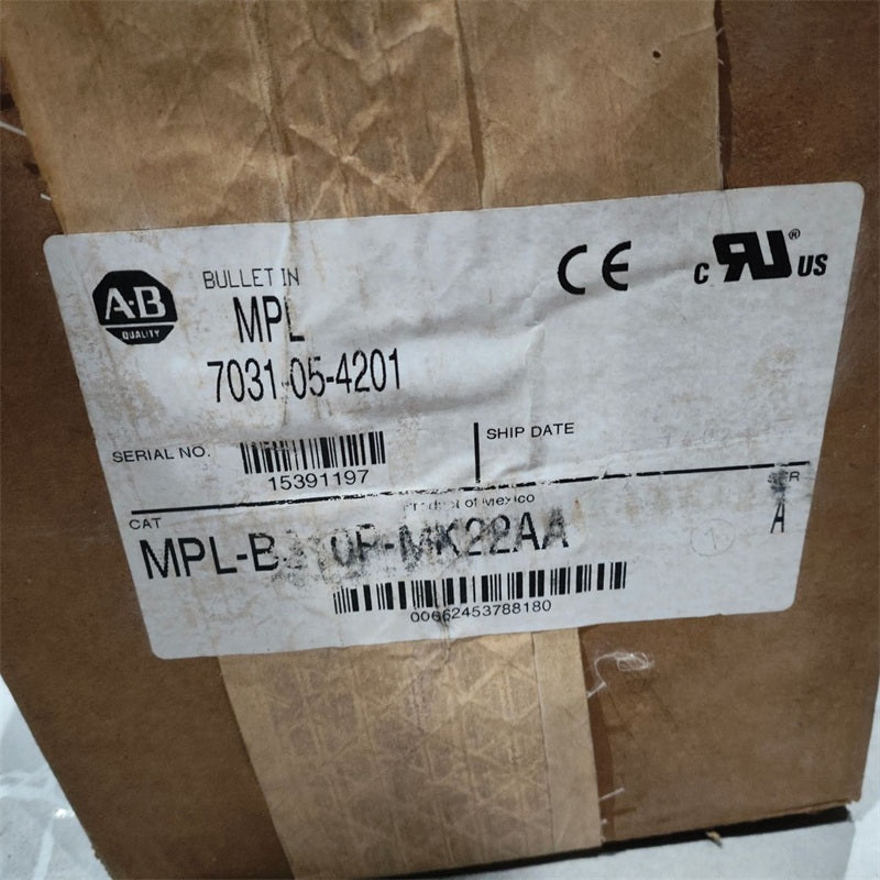 艾倫·布拉德利 MPL-B310F-MK22AA 伺服電機
