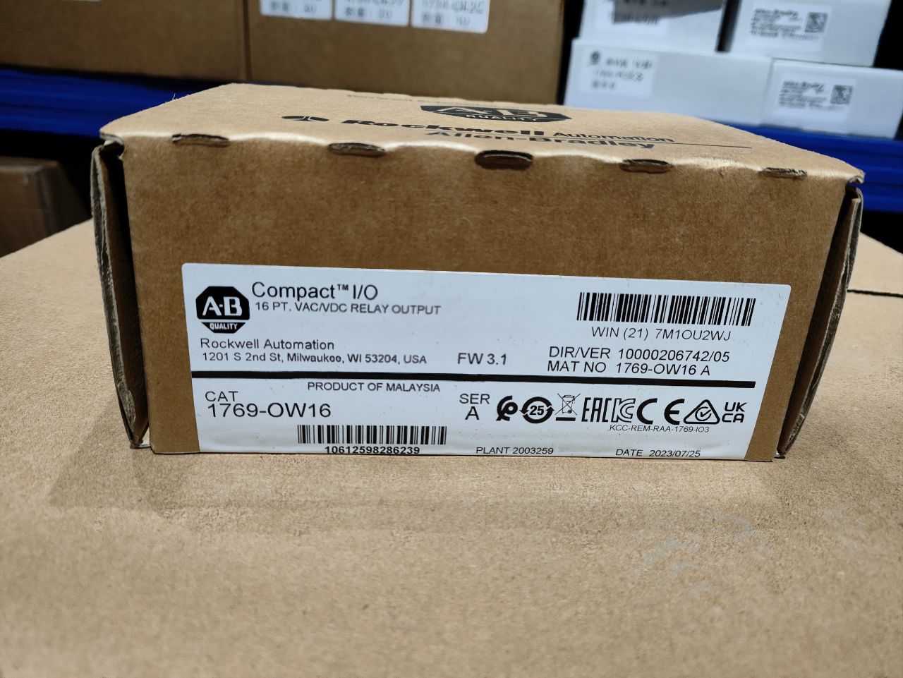 ALLEN BRADLEY 1769-OW16 CompactLogix 繼電器輸出模組