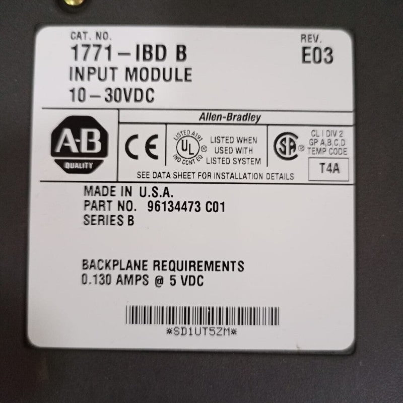 Allen Bradley 1771-IBD VDC PLC 輸入模組 SER. B