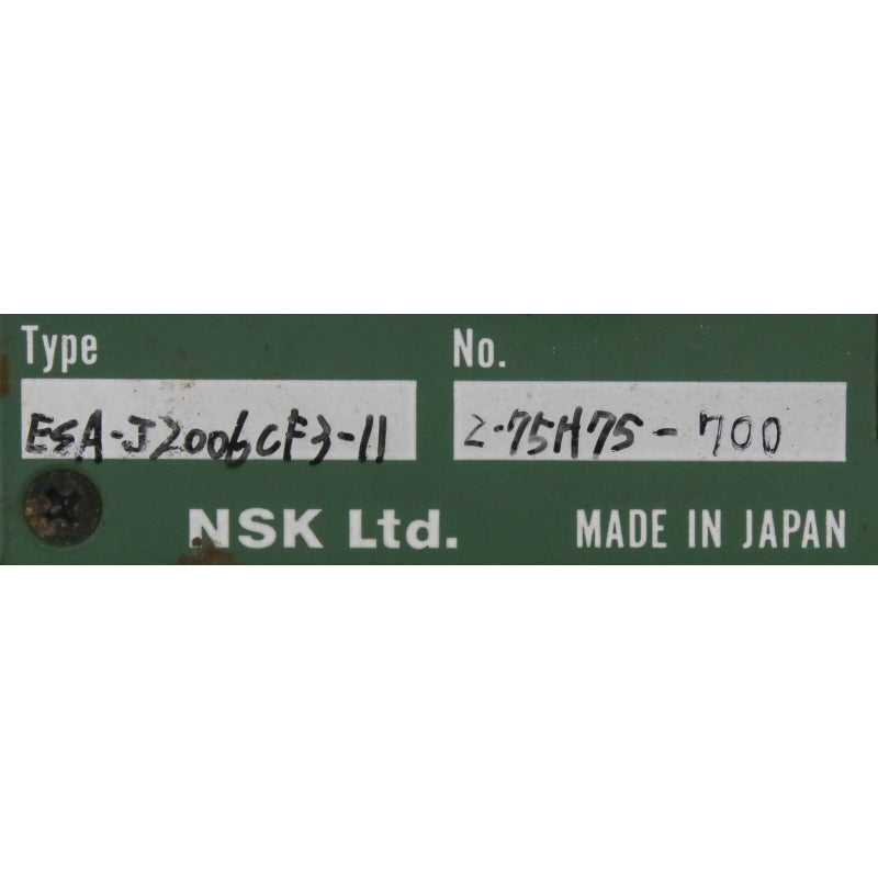 NSK ESA-J2006CF3-11 Servo Motor