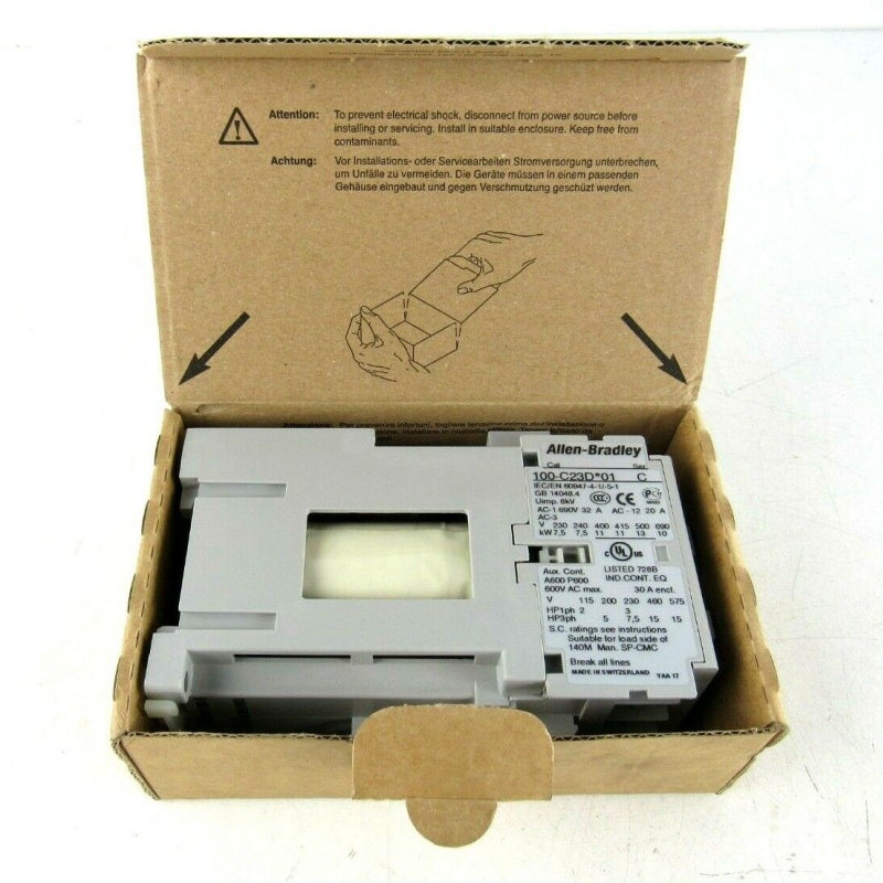 Allen Bradley 100-C23DJ01 100-C23D*01 C版接觸器