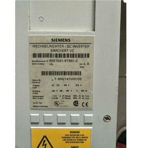 SIEMENS 6SE7021-8TB61-Z DC Inverter