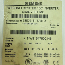Load image into Gallery viewer, SIEMENS 6SE7016-1TA51-Z Inverter Simover Master Drives