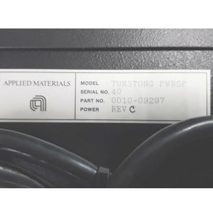 Applied Materials 0010-09297 Semiconductor 15V Power Supply