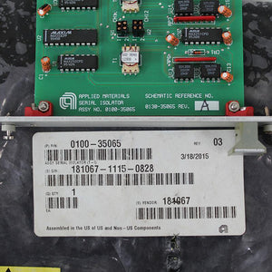 Applied Materials 0100-35065 0130-35065 0110-35065 Semiconductor Board Card - Rockss Automation