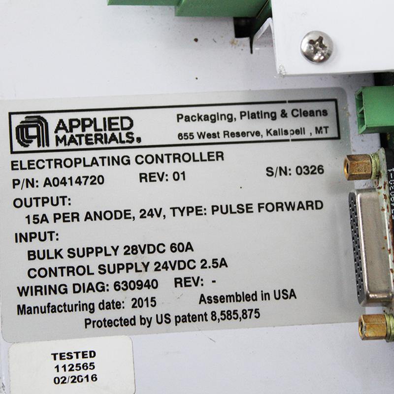 Applied Materials A0414720 REV 01 Semiconductor Controller - Rockss Automation
