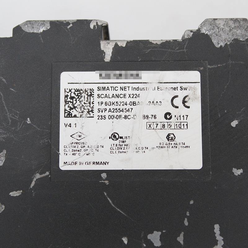 SIEMENS 6GK5224-0BA0-2AA3 Industrial Ethernet Switch - Rockss Automation