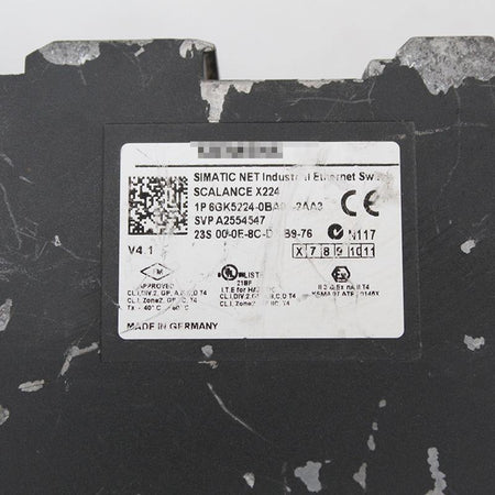 SIEMENS 6GK5224-0BA0-2AA3 Industrial Ethernet Switch - Rockss Automation