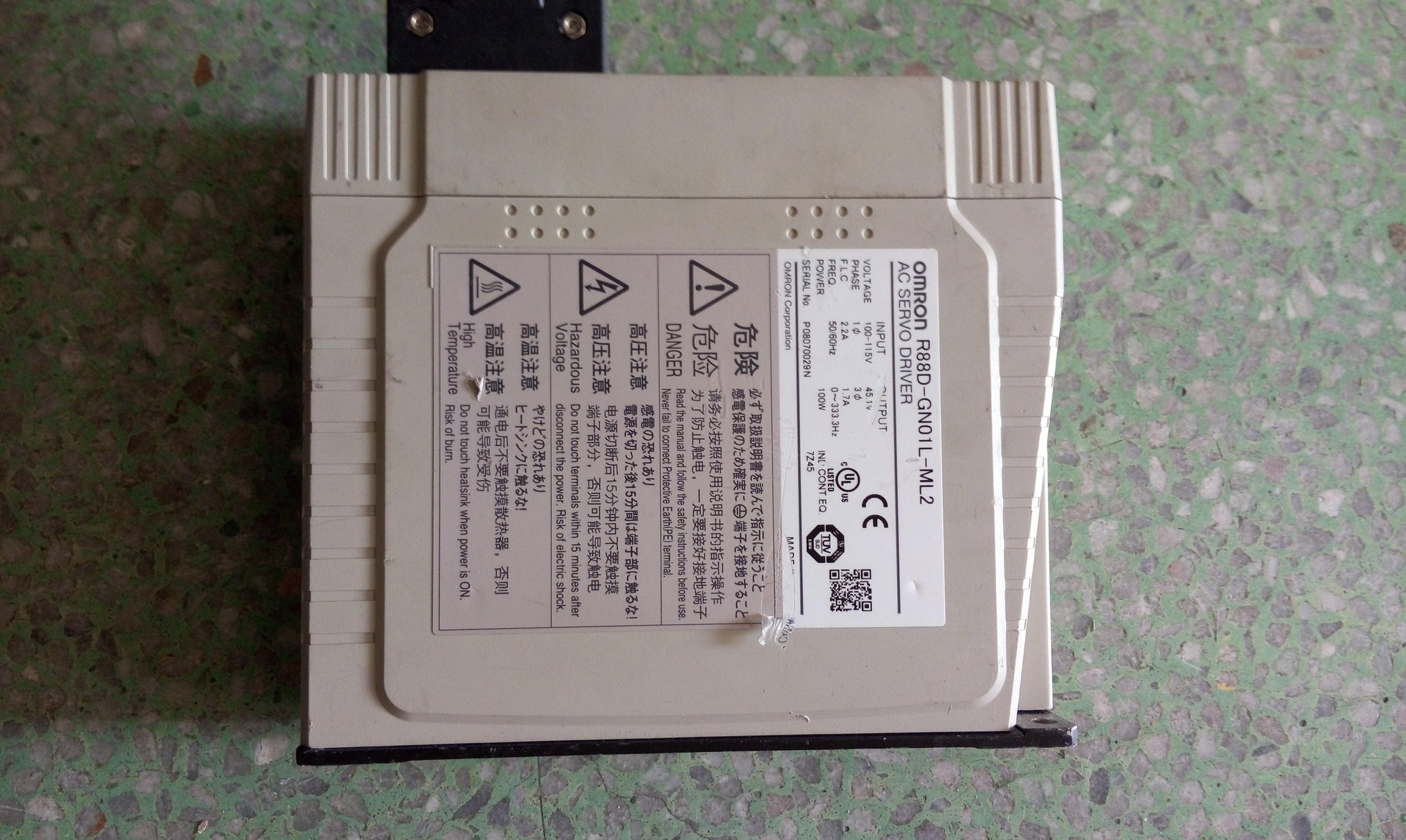 Omron R88D-GN01L-ML2 AC Servo Driver Input 100-115V - Rockss Automation