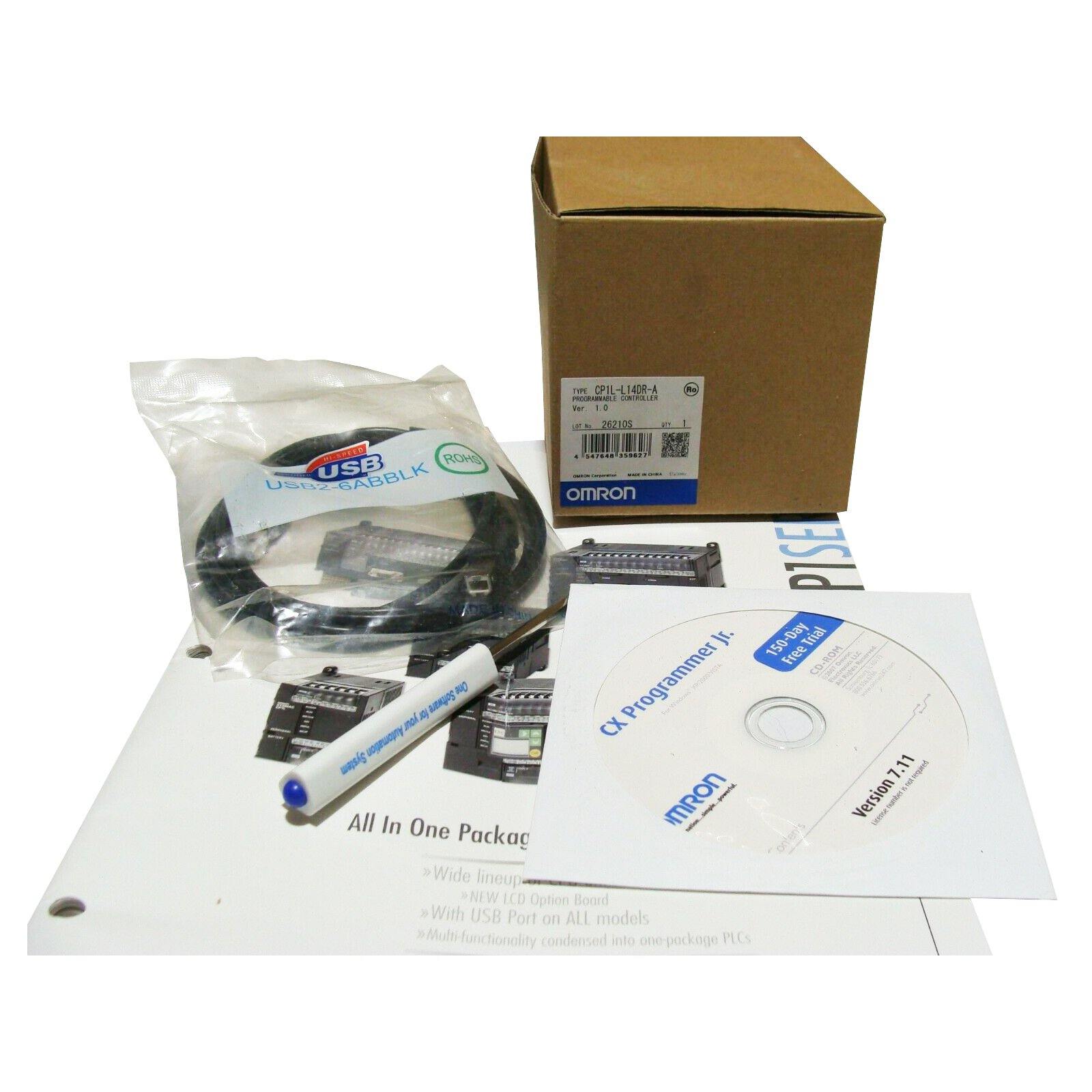 New Original Omron CP1L-L14DR-A 14 Points Memory Capacity CPU PLC Module Controller - Rockss Automation