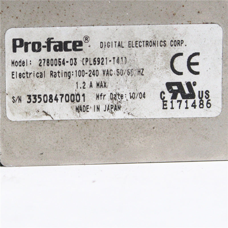Pro-face 2780054-03 PL6921-T41工業計算機