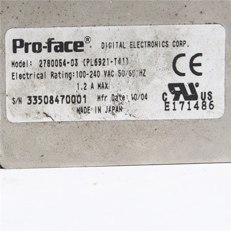 Pro-face 2780054-03 PL6921-T41 Industrial Computer - Rockss Automation