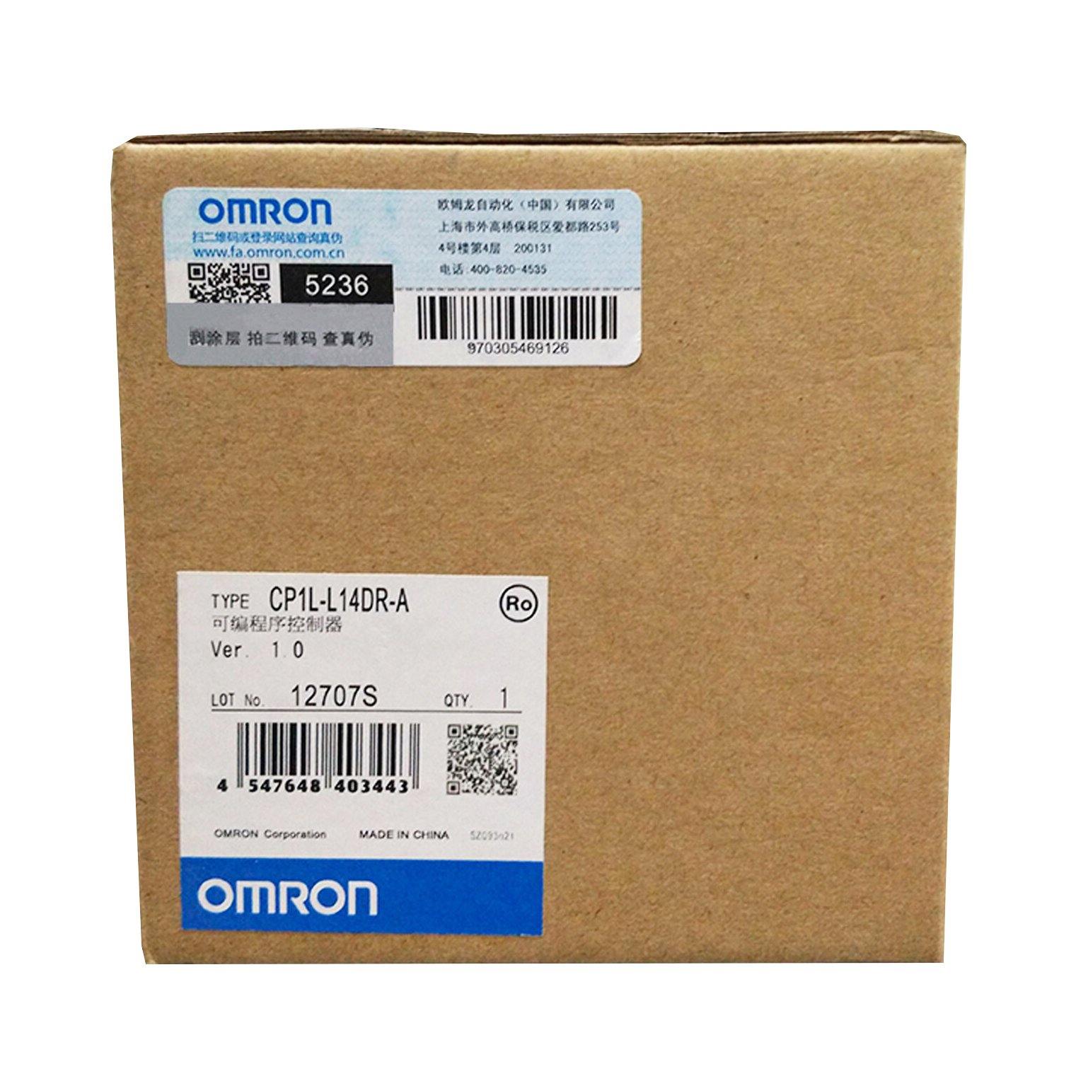 New Original Omron CP1L-L14DR-A 14 Points Memory Capacity CPU PLC Module Controller - Rockss Automation