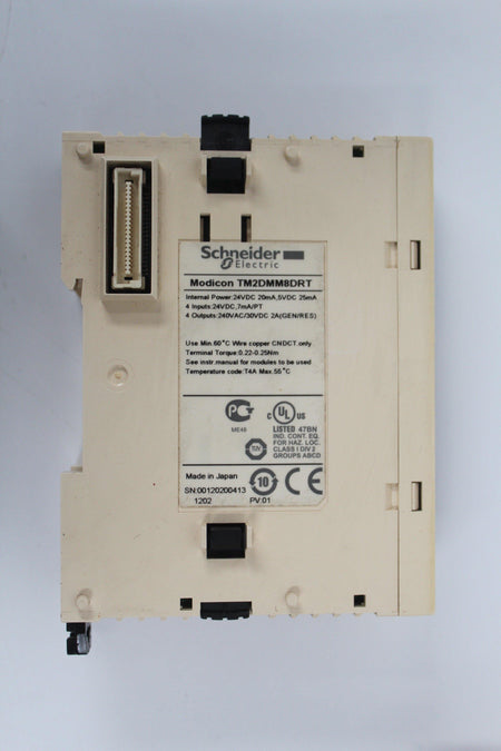 Used Schneider M238 Discrete I/O PLC Module TM2DMM8DRT - Rockss Automation