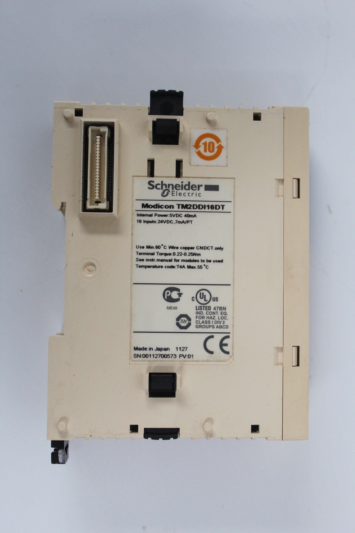 Used Schneider M238 Discrete Input PLC Module TM2DDI16DT - Rockss Automation