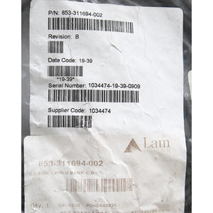Lam Research 853-311694-002 263-24333-01 Semiconductor Line