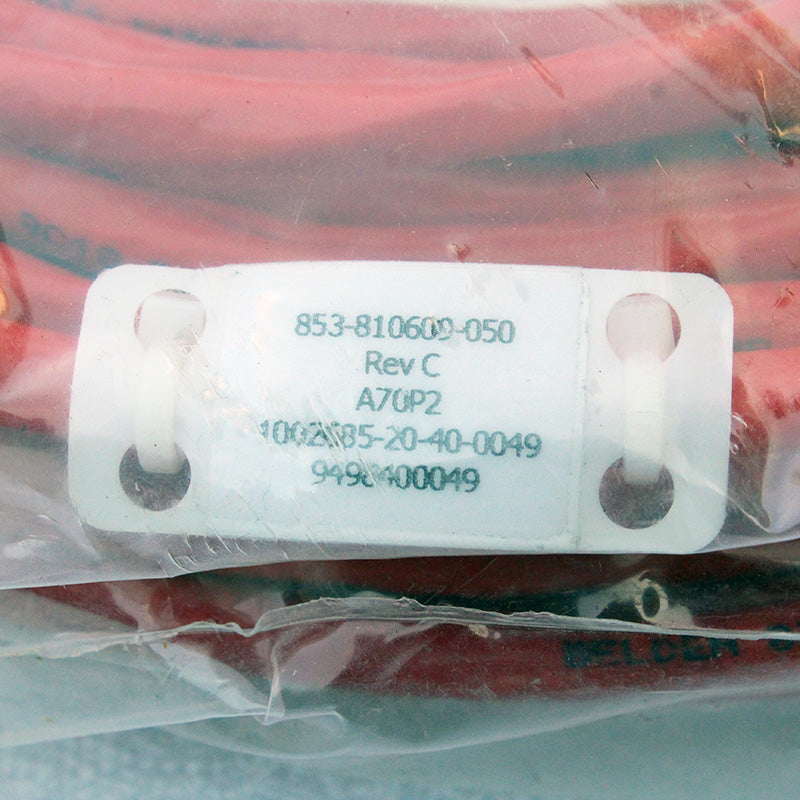Lam Research 853-810609-050 半導體 紅色電源線