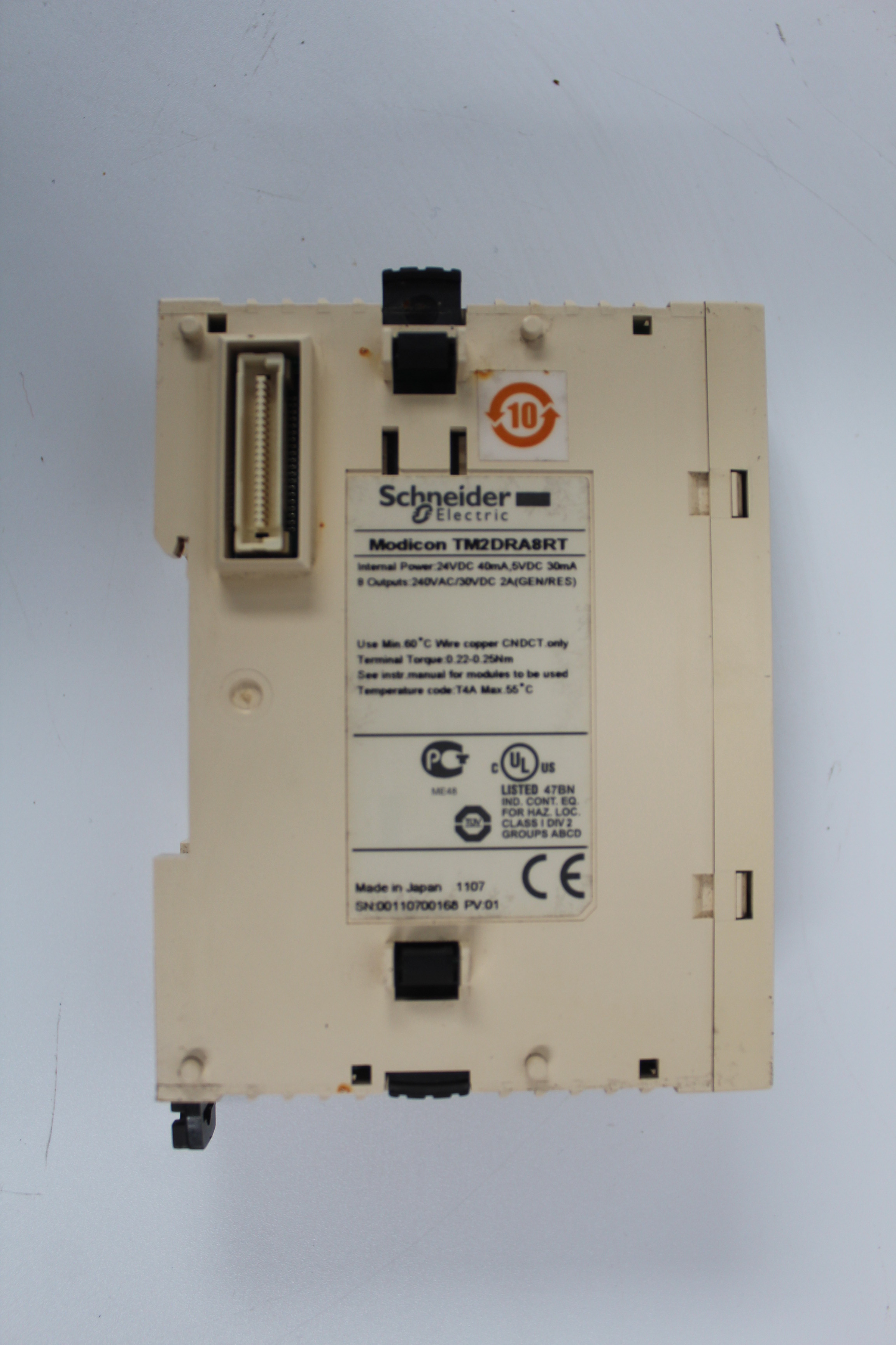 Used Schneider M238 Discrete Output PLC Module TM2DRA8RT - Rockss Automation